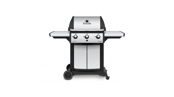 Broil King Signet 320 Gas BBQ The BBQ Shop   BK Signet320 Front 01 736x414 